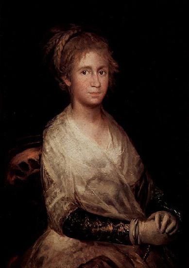 Francisco de Goya Portrait of Josefa Bayeu y Subias wife of painter Goya Sweden oil painting art
